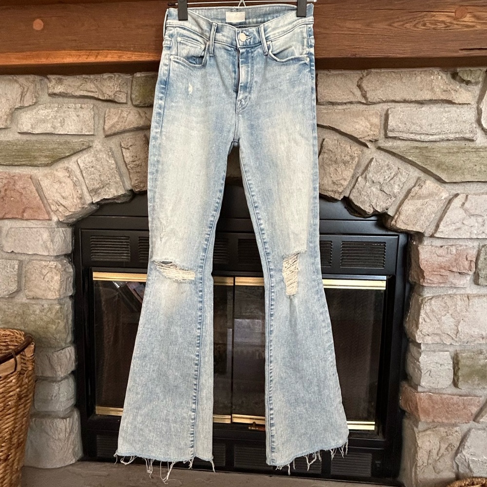 MOTHER Light Blue Denim Jeans